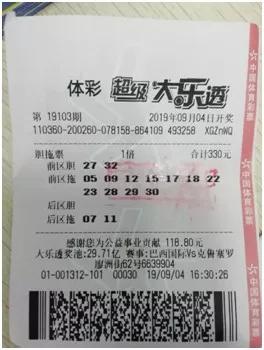 体育彩票大乐透中奖查询23034号，梦想照进现实的瞬间