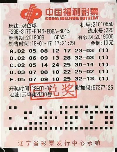 福彩双色球，机选一注的幸运之旅